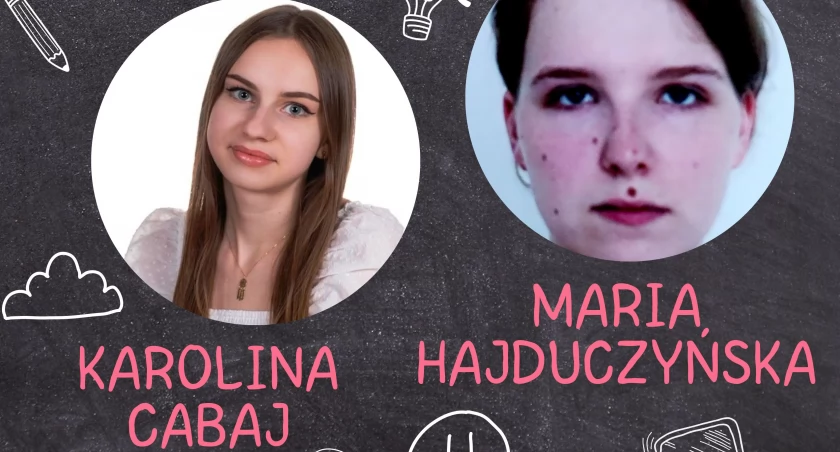 I LO w Łukowie.  Karolina Cabaj i Maria Hajduczyńska najlepsze w Polsce! 