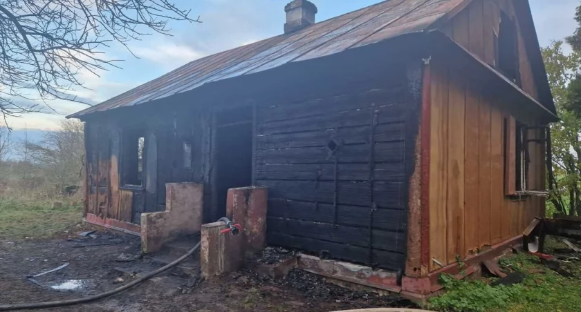 66-latek zginął w tragicznym pożarze domu 
