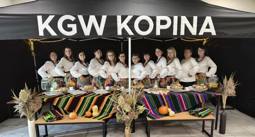 Sukces KGW Kopina - dotacja na zakup namiotu i mebli - Fundacja Banku Pekao S.A - 7100 złotych 