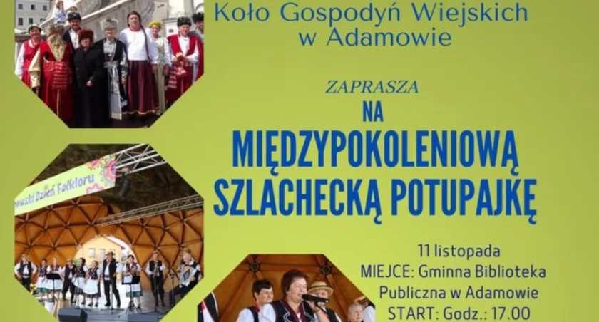 Potupajka - podróż w czasie do epoki Sienkiewicza, popularne instrumenty i stroje z XIX wieku w Adamowie