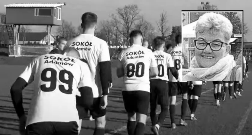Śmierć Jadwigi Golian  Matki Mateusza Goliana prezesa Sokoła Adamów. Pogrzeb 18 listopada