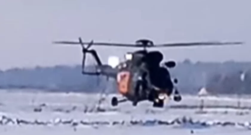Nad Świdrami lata śmigłowiec Próbujemy ustalić co się stało! 