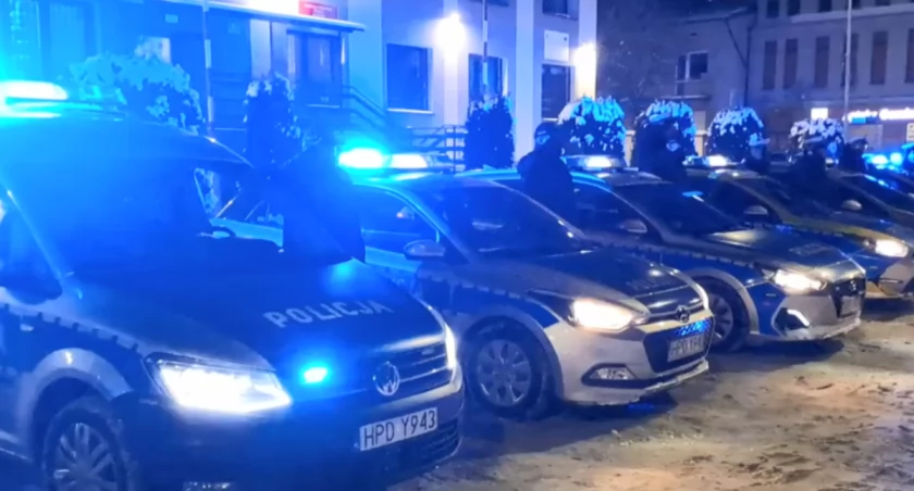 Łukowscy Policjanci oddali hold zamordowanym kolegom z Wraclawia (WIDEO) 