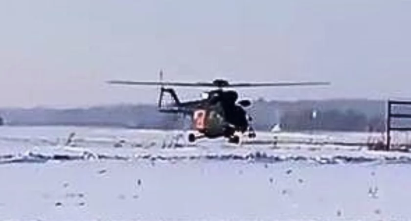 Nad Świdrami piloci z Dęblina zgubili część od samolotu