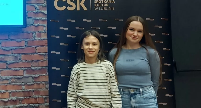 Natalia Polkowska z ŁOK na warsztatach recytatorskich w Lublinie
