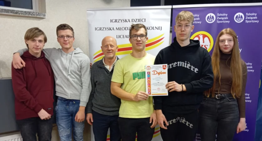 Sukces drużyny szachowej z I LO w Łukowie