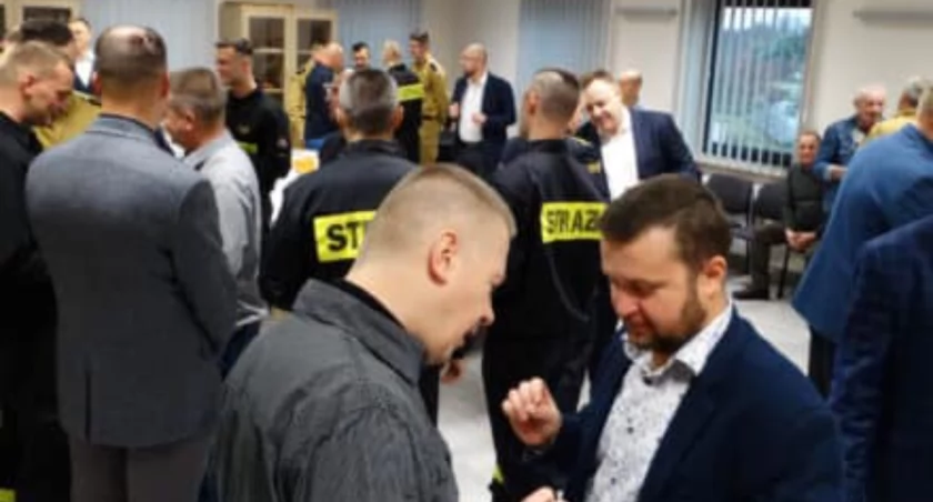 Łuków: Opłatek u Łukowskich Strażaków.