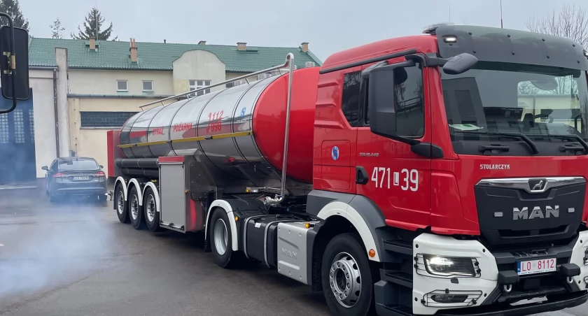  Łuków. Nowa -zabawka- strażaków robi wrażenie! Podnosi poziom bezpieczeństwa!