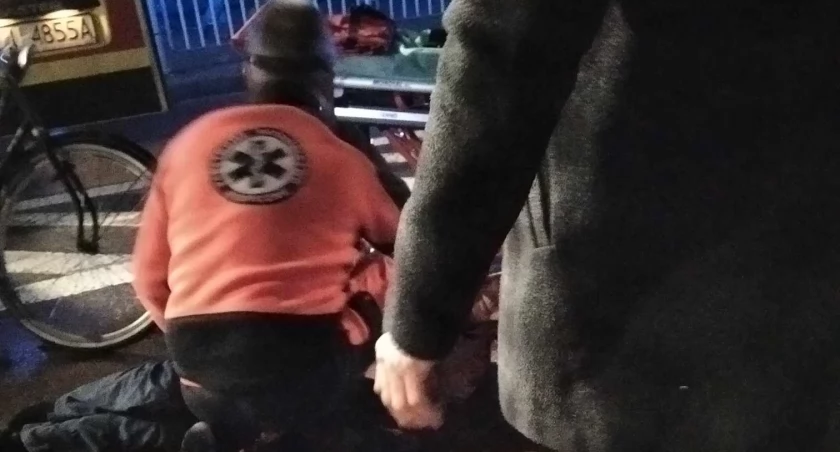 Wypadek w Łukowie. Koło KRUS trudno przejechać.