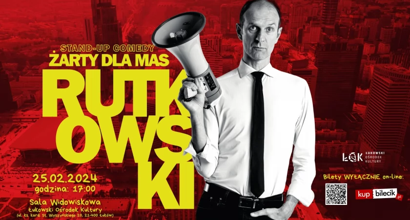 Stand-up w ŁOK: Rafał Rutkowski z nowym programem „Żarty dla mas”  