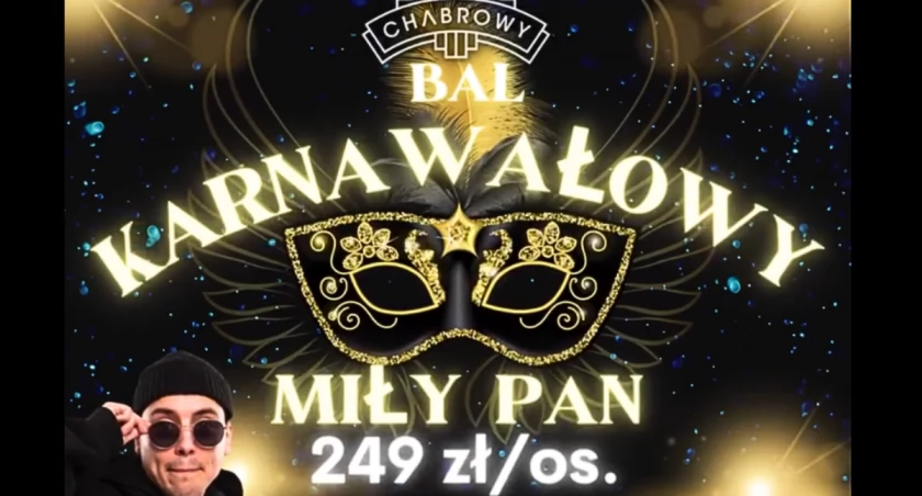 Wielki Bal Karnawałowy w Domu Weselnym Chabrowy w Zalesiu! Zagra Miły Pan 