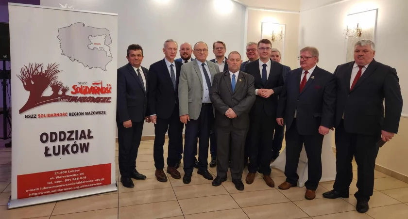 Spotkanie opłatkowe NSZZ Solidarność w Łukowie 
