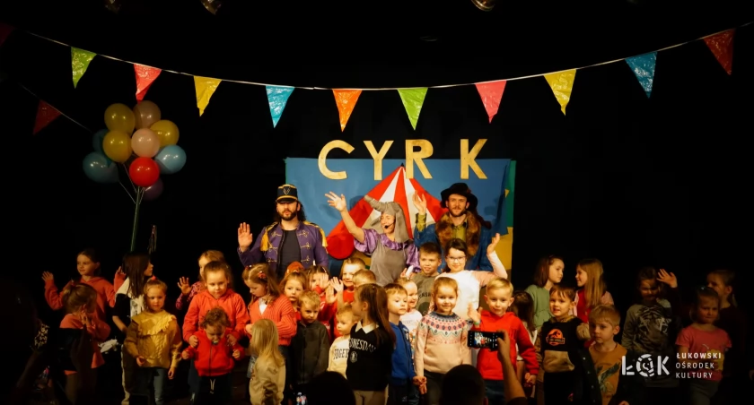 Niedziela z teatrem: Spektakl Cyrk w Ogrodzie dla dzieci w Łukowskim Ośrodku Kultury!