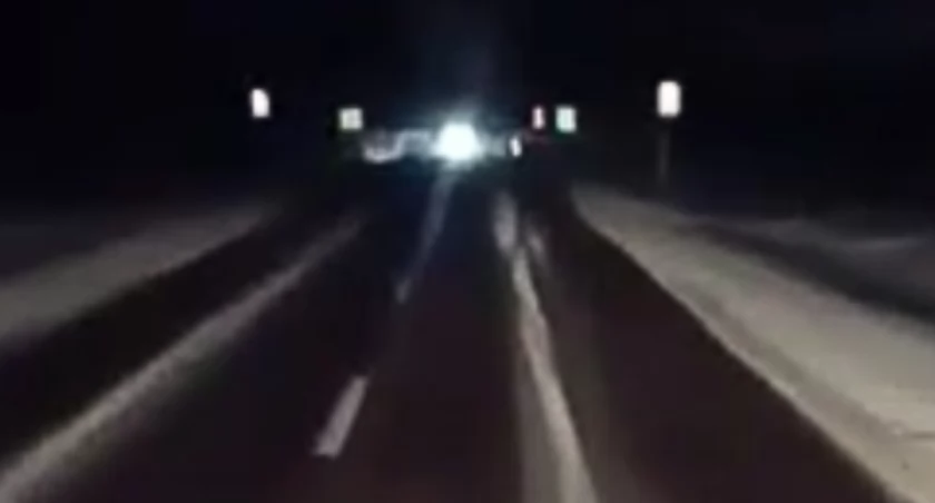 KIEROWCY OSTRZEGAJĄ PRZED SZKLANKĄ NA DRODZE! ADAMÓW - ŁUKÓW! 