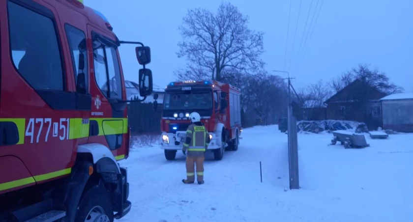 Alarm o pożarze. Trzy zastępy pojechały na próżno 