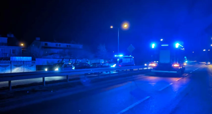 Wypadek na malej obwodnicy Łukowa.  Poszkodowana kobieta w ciąży (NASZ NEWS)