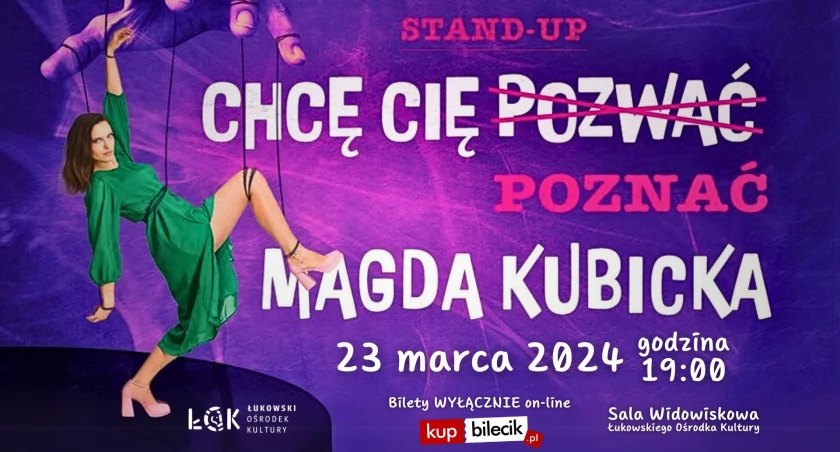 Stand-up: Magda Kubicka w ŁOK - 23 marca! 