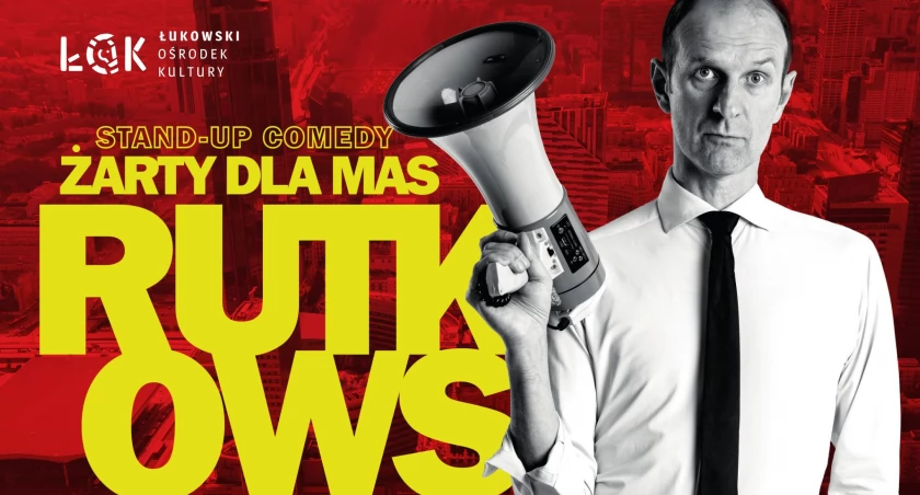 Ostatnie bilety na stand-up w ŁOK: Rafał Rutkowski z nowym programem „Żarty dla mas” 
