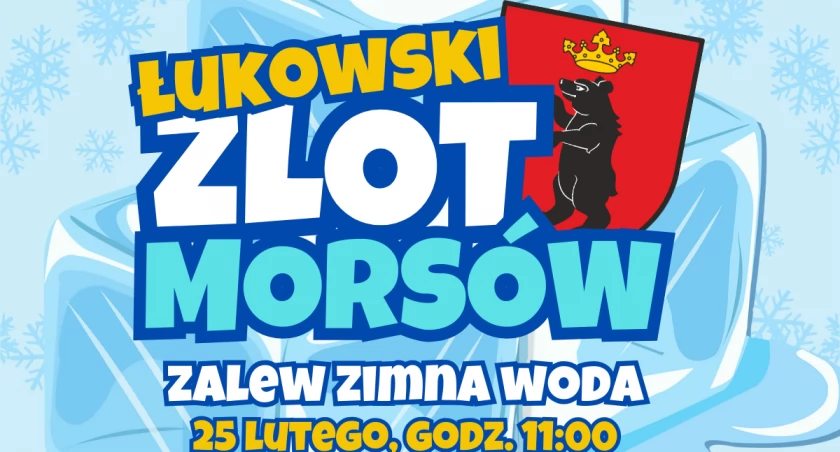 Zlot Morsów Łuków - Kąpiele w zimnej wodzie nad Zalewem Zimna Woda