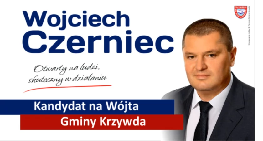 Wojciech Czerniec z Przymierza kandydatem na Wójta Gminy Krzywda 