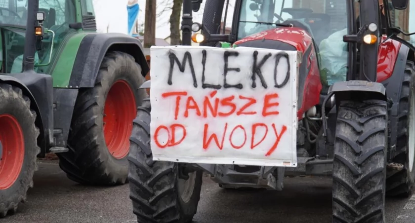 Protesty rolników paraliżują drogi w Lubelskiem (Aktualności)