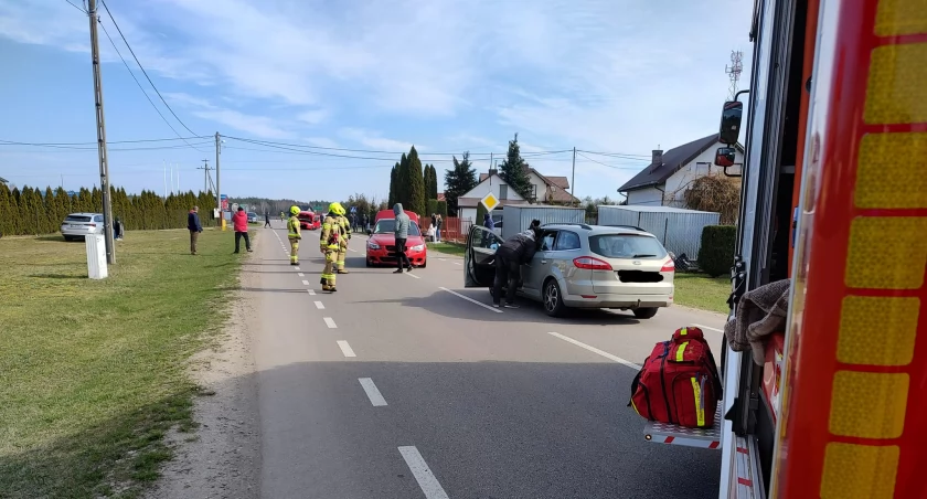 Wypadek w Podosiu. Strażacy ruszyli na pomoc 