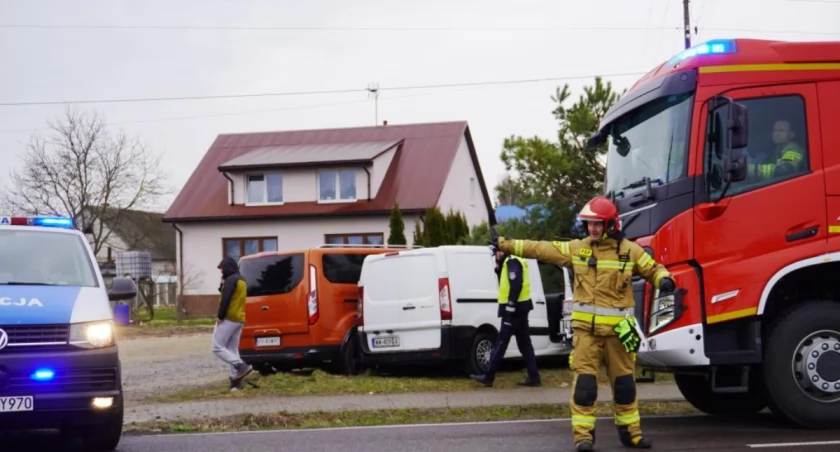 Wypadek w Dąbiu. Jedna osoba ranna!