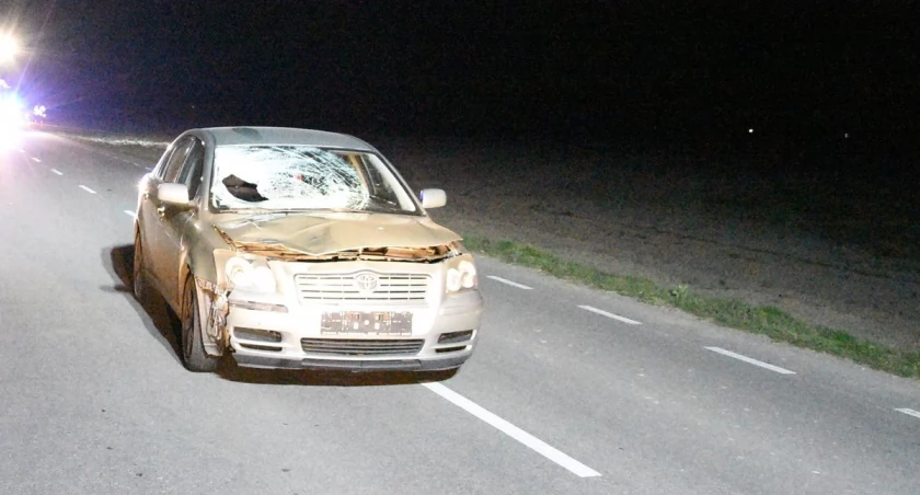 Tragiczny wypadek w Zembrach: Toyota potrąciła pieszego. Śmierć na miejscu 