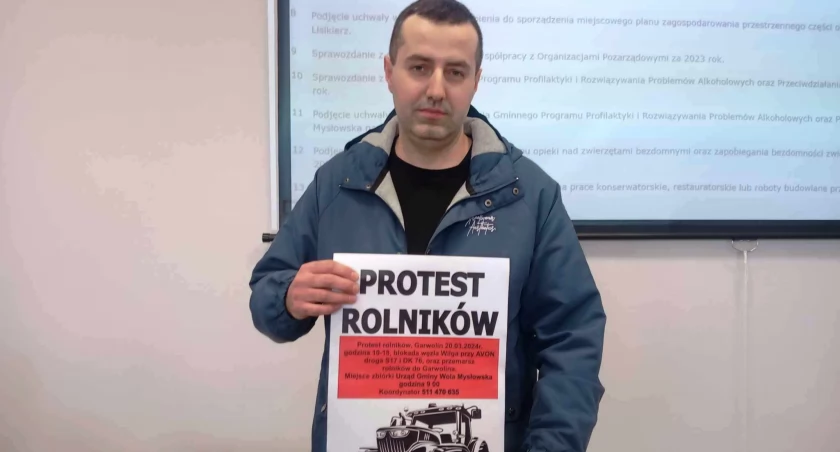 Protest Rolników. Gospodarze z Woli Mysłowskiej zablokują Garwolin   