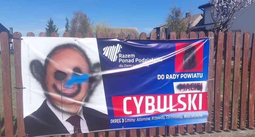 Krzywda. Maciej Cybulki przemalowany na jajko! 