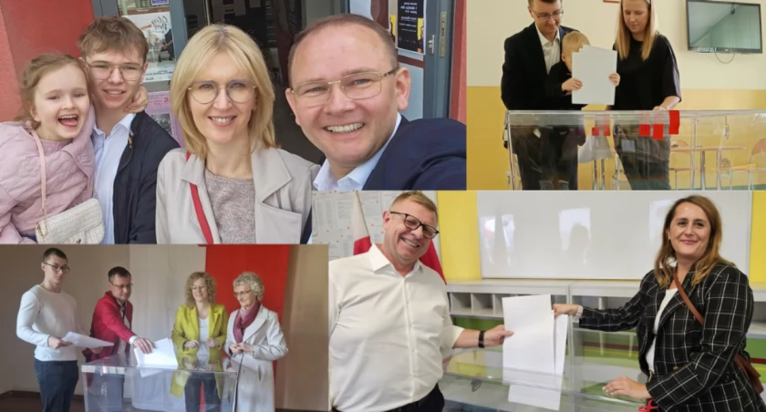 Łuków: Kandydaci na burmistrza głosują! Święto demokracji! 