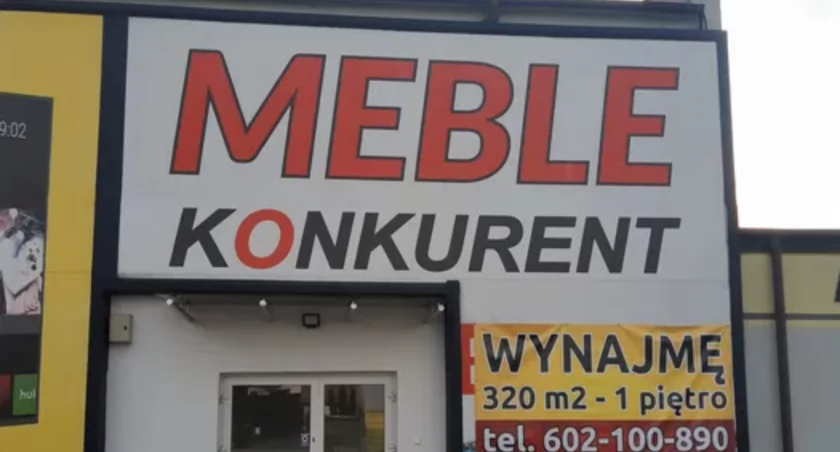Z mapy Łukowa znika znany salon meblowy Konkurent