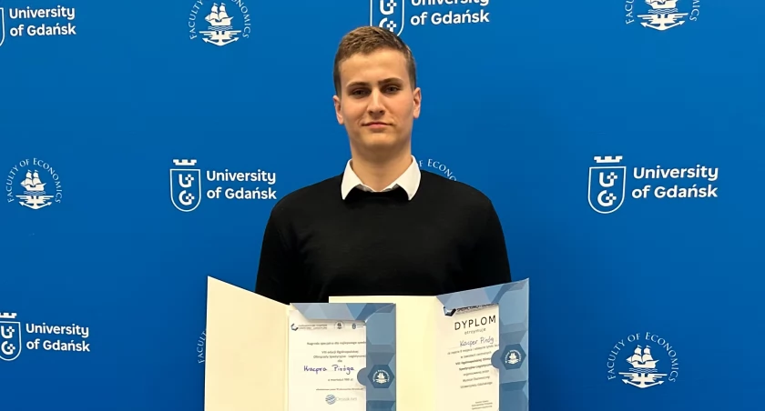 UCZEŃ ROLNIKA – KACPER PIRÓG – PO RAZ KOLEJNY LAUREATEM OGÓLNOPOLSKIEJ OLIMPIADY LOGISTYCZNEJ