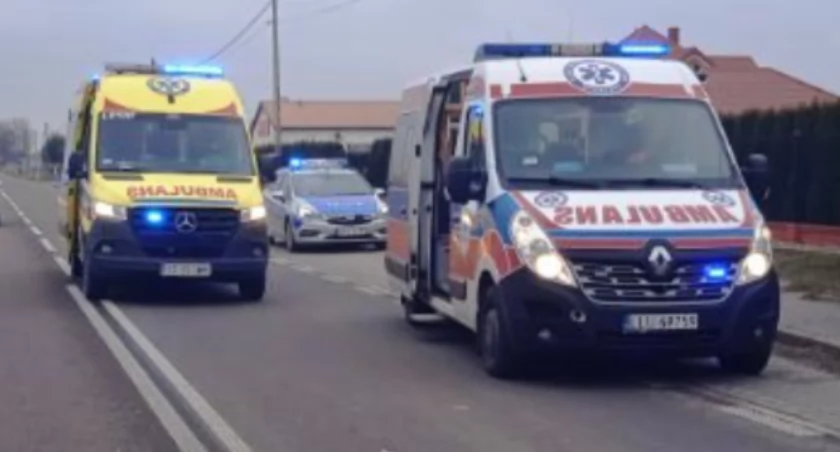 Łuków. Potrącenie rowerzystki na Alei Kaczyńskich 