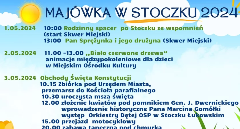 Majówką w Stoczku Lukowskim (ZAPROSZENIE) 