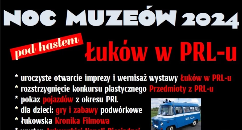 Noc Muzeów 2024: Przemierzając Szlakiem Historii Łukowa w Czasach PRL-u