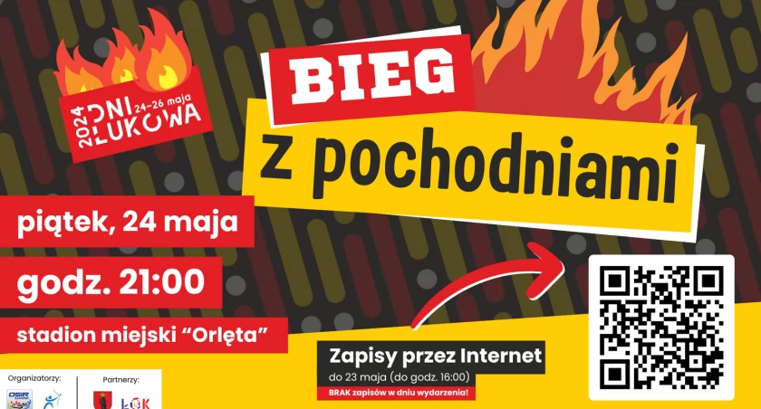 Bieg z Pochodniami na Dniach Łukowa 2024