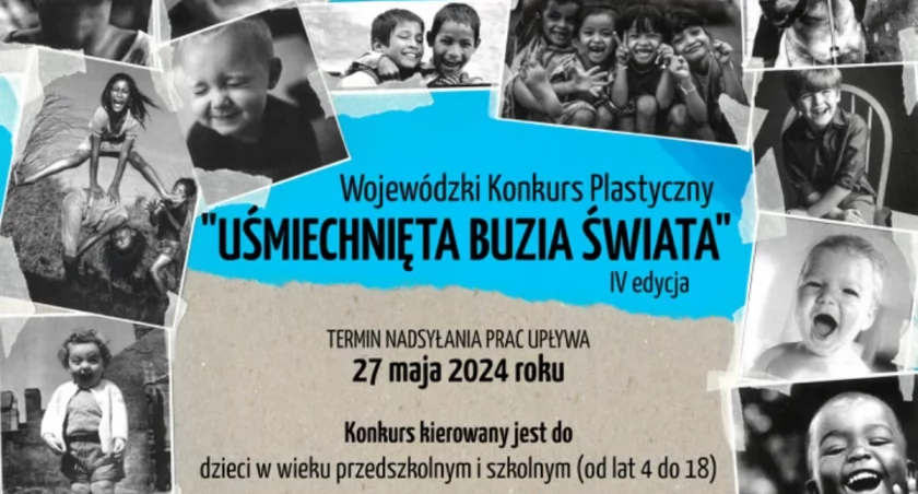 IV Wojewódzki Konkurs Plastyczny „Uśmiechnięta Buzia Świata” – Zgłoszenia do 27 maja!
