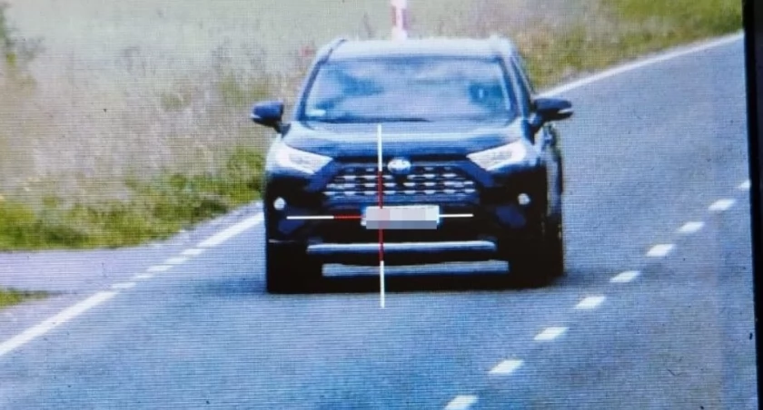 46 - latek z powiatu łukowskiego stracił prawko na 3 miesiące. Za ciężka noga! 