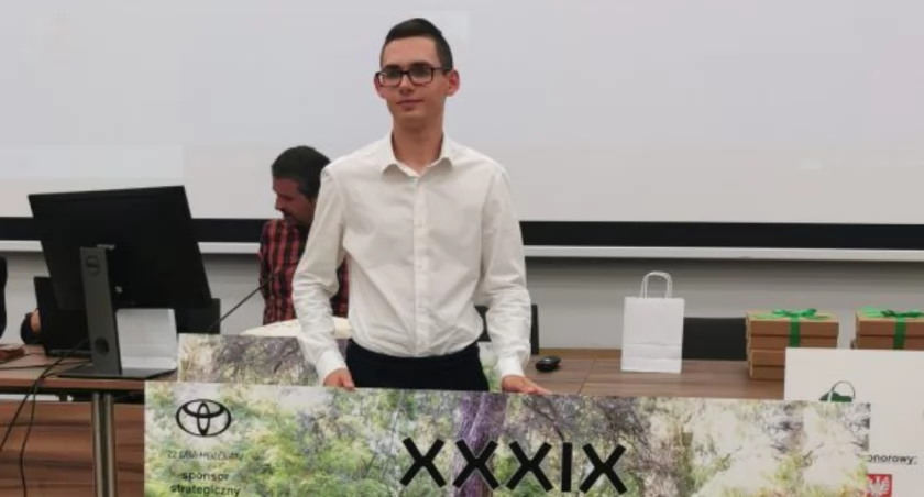 Krystian Onopiuk laureatem XXXIX Ogólnopolskiej Olimpiady Wiedzy Ekologicznej