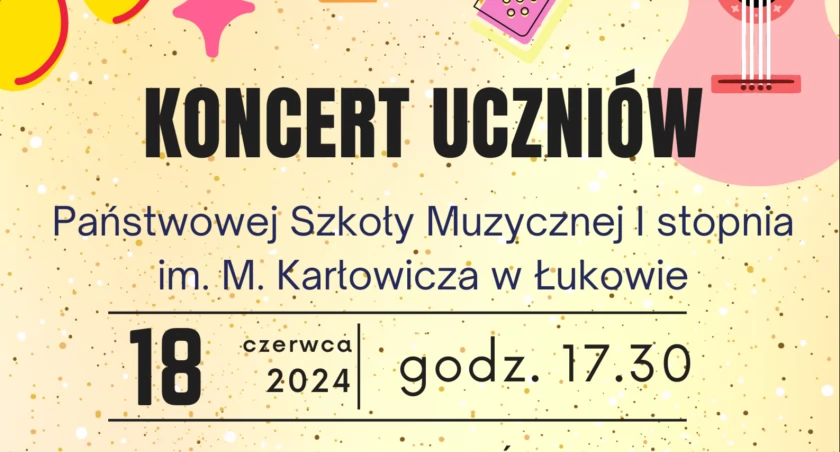 Koncert  uczniów Państwowej Szkoły Muzycznej w Łukowie