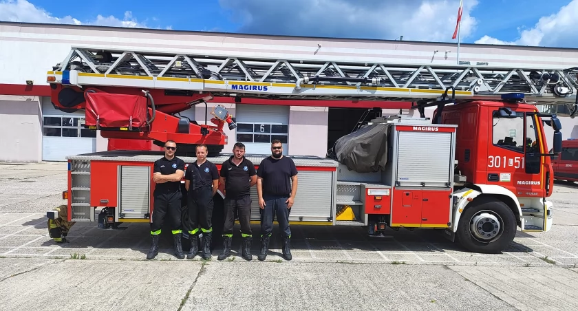 Strażacy z OSP Stoczek Łukowski ukończyli kurs operatorów drabin mechanicznych