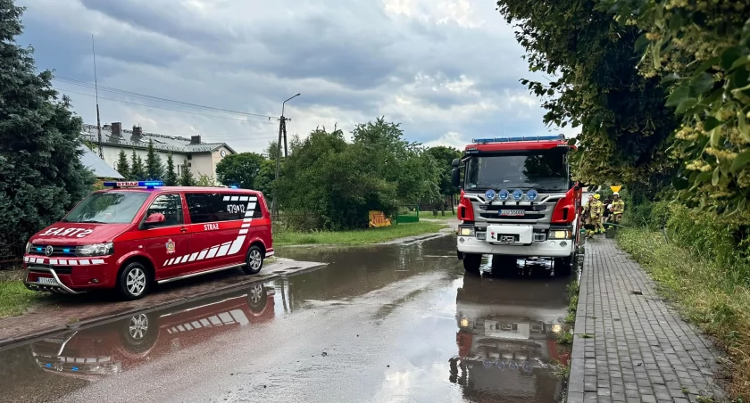 Po burzy: w ciągu godziny było 13 zgłoszeń do Straży Pożarnej