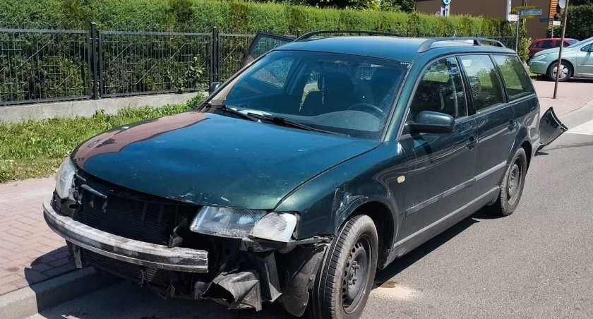 65-late z gminy Łuków spowodował wypadek w Radzyniu! 