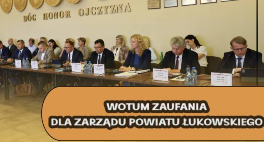 Rada Powiatu Łukowskiego udzieliła absolutorium Zarządowi Powiatu za 2023 rok