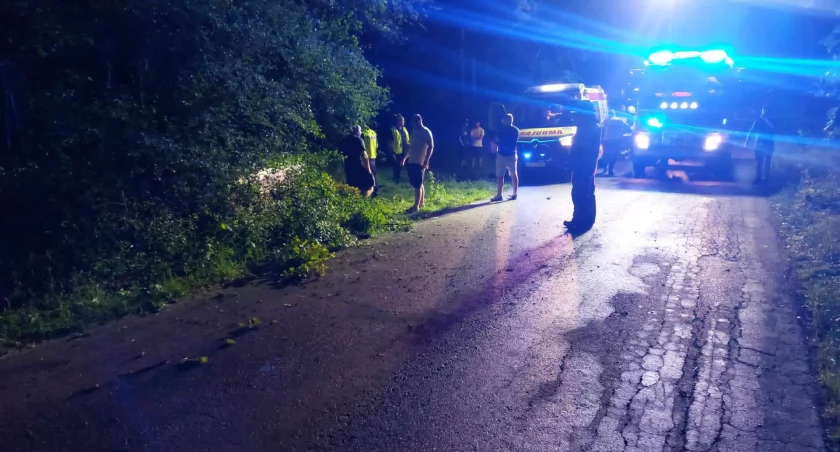 Groźny wypadek pod Łukowem. Lądował śmigłowiec LPR.