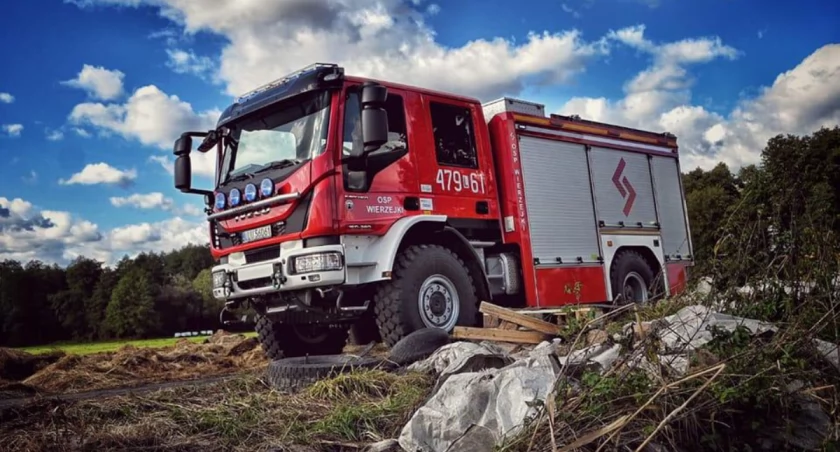 Pożar w Trzebieszowie: Strażacy w akcji, policja ustala przyczyny pojawienia się ognia 