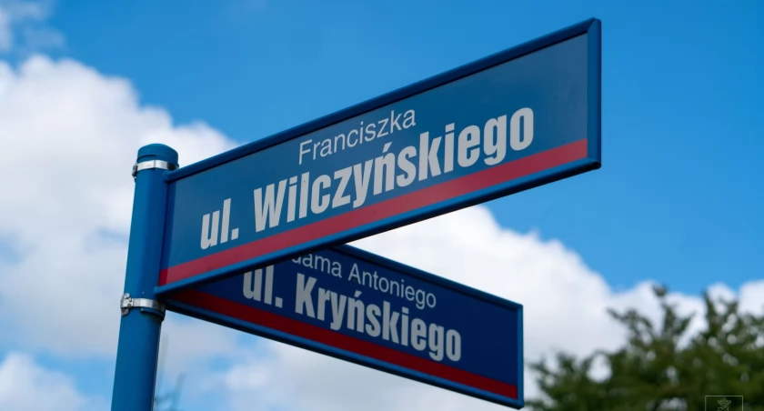 Odbiór inwestycji drogowych na ul. Wilczyńskiego i Kryńskiego w Łukowie 