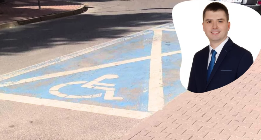  Walka o miejsca parkingowe dla niepełnosprawnych w Łukowie. Radny Bober bierze sprawy w swoje ręce