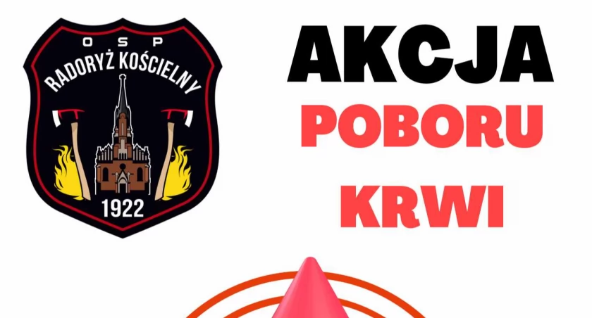 OSP Radoryż Kościelny organizuje akcję krwiodawstwa!
